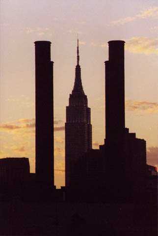 Empire State Bldg from Pulaski Bridge