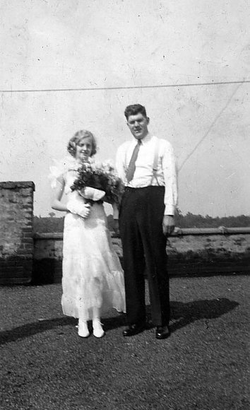 Helen Johnson & Axel Holmgren
Roof of 849 42 St. - 1935