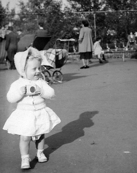 Suzanne in Sunset Park - Oct 17, 1948