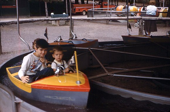 Bobby & David - Catskill Game Farm, Aug 1958