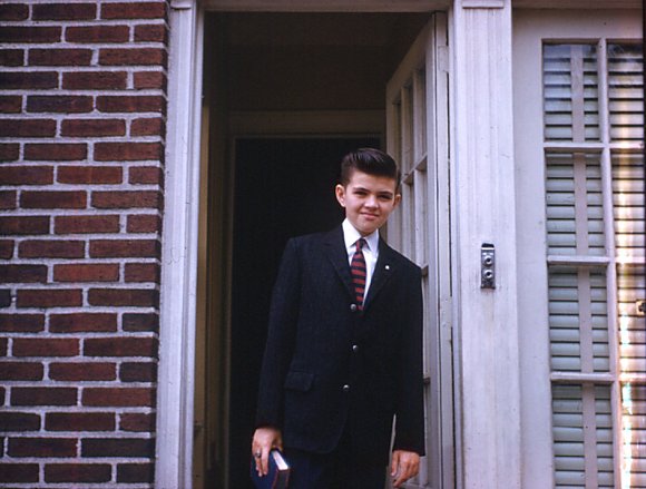 Off to Church - summer 1959