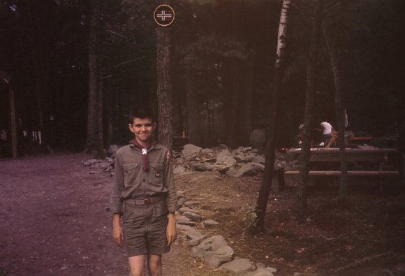 Bobby at Ten Mile River - Aug 1960