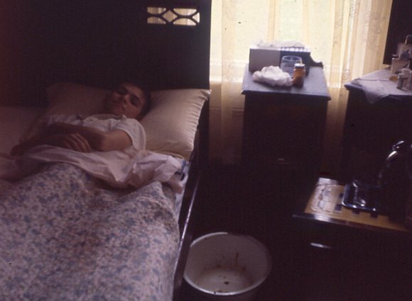 Bobby sick in Lundale - 1960