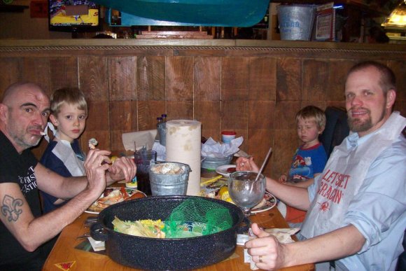 2010 1 26 Papou Max Gabe Papa Joes Crab Shack