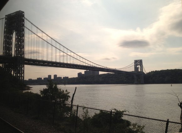 Passing the George Washington Bridge
